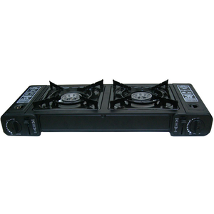 Mini-cuisinière à gaz Portable avec 2 brûleurs, pour Camping, Camping, gaz Butane - Product Image 1
