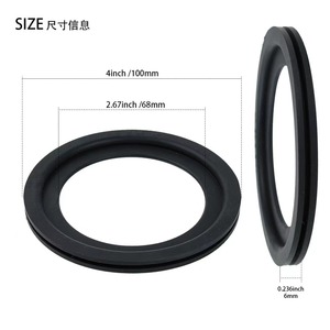 Anneau d'étanchéité de toilette RV Accessoires de toilette Yacht Tampon d'égout en silicone compatible avec la série 300 <span class=keywords><strong>310</strong></span> 320 - Product Image 5