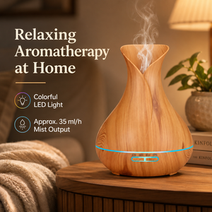Diffuseur <span class=keywords><strong>d</strong></span>'huiles essentielles par évaporation sans BPA de 500 ml, humidificateur, batterie USB, autonomie de 12 heures, 7 couleurs LED, minuterie <span class=keywords><strong>d</strong></span>'arrêt automatique, pour la maison - Product Image 4