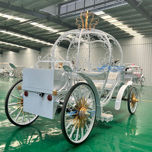 Chariots de mariage en forme de citrouille de Cendrillon à prix d'usine, calèches royales de Cendrillon pour princesse - Product Image 6