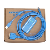 Cable de Programación PLC Serie AB SLC 1747-UIC USB-1747-PIC, PVC, Cobre, USB, Convertidor de Interfaz RS232/DH-485, 300 cm de Longitud