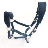 Fabricant direct – Collier de tête pour cheval de haute qualité avec quincaillerie, confortable, en polaire, pour l'équitation