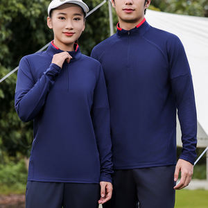 Lightweight Odor-Resistant Mens Long Sleeve Shirt For Gym Training With Mesh Vent Panels - Product Image 5