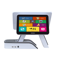 Sistema POS ZHONGJI A6 para Windows con Bluetooth, Wi-Fi 6, NFC, Impresora Térmica, Escaneo de Códigos QR, Intel Quad-Core, Garantía de 2 Años