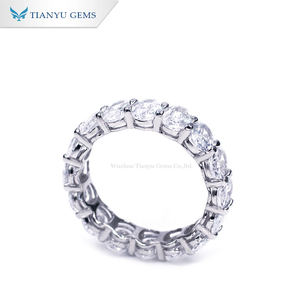 Bague éternelle Tianyu en argent S925 avec zircon, style chic moderne pour le bureau et les rassemblements sociaux - Product Image 2