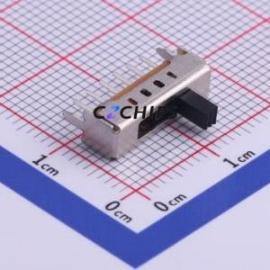 SS14D07L4B Slide Switch Through hole Component (THT) Switch Single Pole Four Throw Rectangle Pin Header PC Pin 14.6mm - Product Image 1