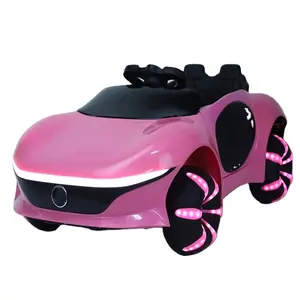 Ucuz fiyat güç 6v pil çift elektrikli çift motorlu salıncak fonksiyonu ile limuzin oyuncak arabalar çocuklar için elektrikli araba sürücü