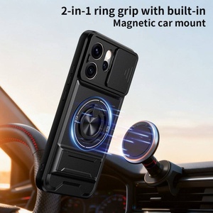 Funda Protectora para Teléfono Móvil <span class=keywords><strong>OPPO</strong></span> Reno15Promax Realme 16Pro con Diseño Animal, Soporte Magnético Invisible, Anillo Doble - Product Image 2