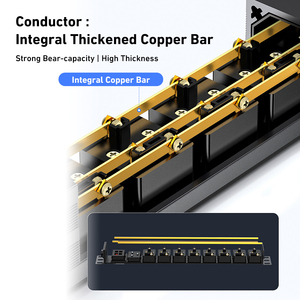 Nhà Máy 1U 8way chúng tôi phân phối điện đơn vị 19inch Hợp kim nhôm công nghiệp mỹ ổ cắm 125V PDU giá 2M 15A PDU cho tủ - Product Image 3