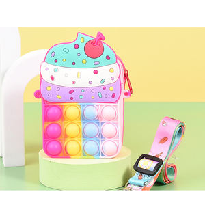 Mini sac à bandoulière anti-stress pour enfants, sacoche pour pièces de monnaie, pour crème glacée, nouveau design, 2022 - Product Image 1