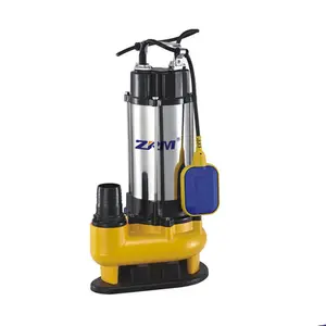 2Inch 2Hp 220V Household Large Flow Portable Electric Submersible Vertical Sewage Water Pump With Float Switch