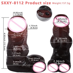 SXXY Lifelike Realistic Male Penis Enlargement Device Knot With Anti-drop Silicone Cock Cover Extender Sex Toy for Couples - Product Image 6