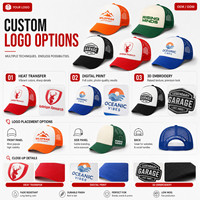 Gorra Trucker de Espuma con Logotipo Personalizado, Gorra de Malla de 5 Paneles con Cierre a Presión, Etiqueta Privada, Uniforme Corporativo, Venta al Por Mayor, Promocional, OEM