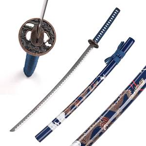 Katana Ryuzin traditionnel japonais de 102 cm, directement du fabricant, avec fourreau en bois. - Product Image 1