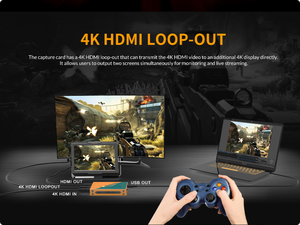 Boîte <span class=keywords><strong>de</strong></span> <span class=keywords><strong>capture</strong></span> UC1218-4K PRO HDMI2.0 pour la diffusion en direct |   Compatible OBS/Zoom/VMix - Product Image 3