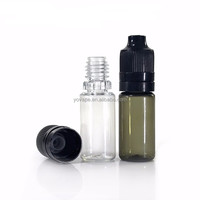Dispensación en Europa, 5ml, 10ml, 15ml, 20ml, 30ml, 50ml, anillo evidente antirrobo a prueba de manipulaciones y niños, botella de plástico negro TPD transparente para mascotas