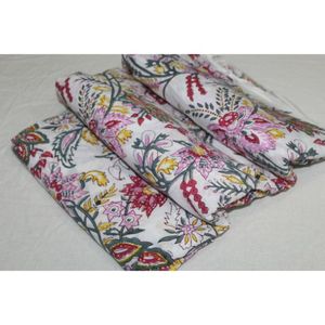 Nueva Tela de Algodón Multicolor con Estampado Artesanal Hindú, Estampados Naturales, Vestidos Ligeros para Niños, Decoración para Cortinas y Bolsos - Product Image 1