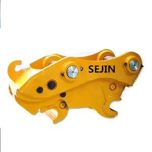 SEJINmini Excavator Bucket Double Lock Hydraulic Quick Hitch Coupler with rotator