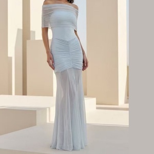Vestido de Malla de Algodón para Mujer, Diseño Personalizado OEM, Nuevo, Moderno, Tejido, Sexy, para Fiesta, Ecológico y Lavable - Product Image 1