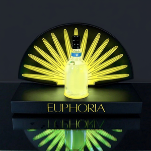 Nueva bandeja de botellas LED, bandeja de vidrio de chupito acrílico, rueda de La Fortuna, plato giratorio para Diwali, Navidad, para cubos de hielo, tinas de bebidas - Product Image 1
