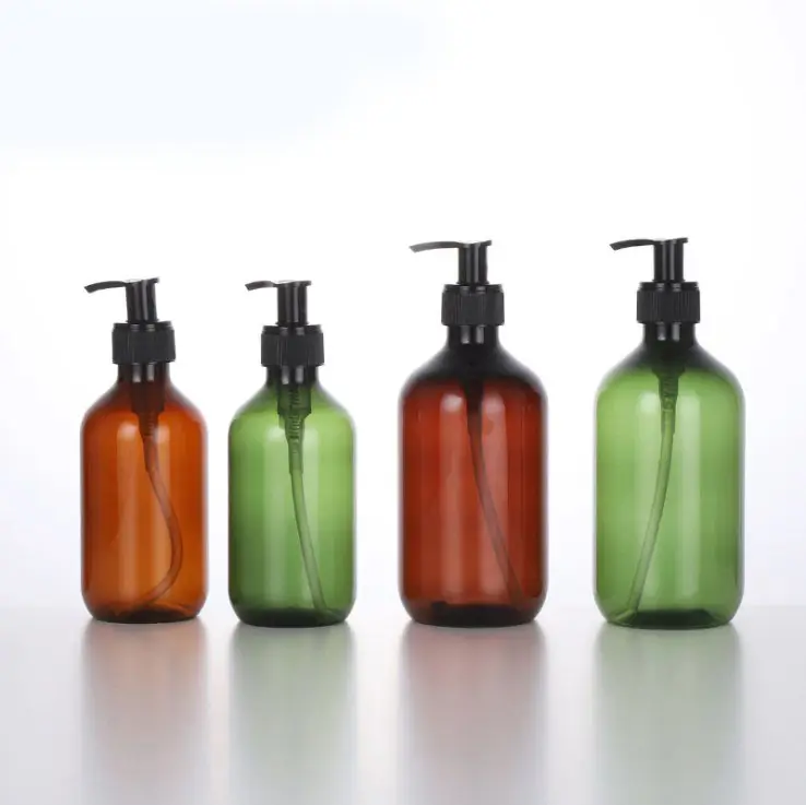 100 150 300 500Ml Luxe Plastic Verpakking Fles Met Pomp Voor Shampoo Douche Gel 200Ml