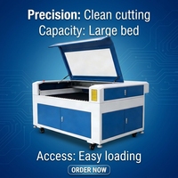 Découpeuse laser CO2 refroidie par eau 120W à alimentation directe usine, graveur CNC efficace pour acrylique, bois, cuir, contreplaqué, papier (AI/DXF)