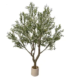 Nuevo Diseño de Olivos Artificiales en Maceta de 200 cm para Decoración del Hogar u Oficina, Plantas Artificiales, <span class=keywords><strong>Olivo</strong></span> de Seda, Planta de Interior - Product Image 4