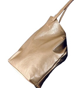 <strong>Silver</strong> Gold Oversize Tote <strong>Handbag</strong> Women's Casual Tote Bag Designer Metallic PU Leather Fashion Bag Waterproof Soft Bag Daily - Product Image 6