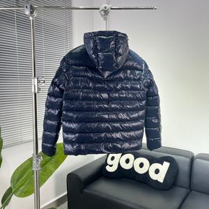 高品質カスタムメイドのメンズフィットジャケット、ジッパー刺繍付きの厚くてファッショナブルな冬服 - Product Image 6