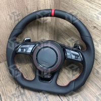 Volant de direction en cuir pleine fleur sur mesure pour Audi RS A4 A5 A6 C7 B8 R8 S3 S4 S5 Q7 A7 S7 TT RS3 RS5 RS6 RS7 B9