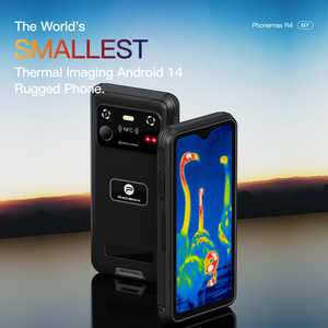 2025 New 4.3'' <b>Mini</b> Rugged Phone 8+128GB Android 14 Thermal Imaging Night Vision Smart Phone Mobile Rugged Phones - Product Image 4
