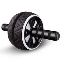Kit de rouleau abdominal avec corde à sauter, barres de pompes, bandes de résistance – Équipement de fitness pour entraînement abdominal à domicile