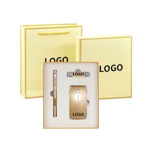 Promotional Custom Office Gift Box Set with Wireless <b>Mouse</b> <b>USB</b> Flash Drive and Pen - Product Image 6