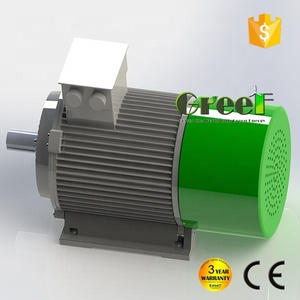 เครื่องกำเนิดไฟฟ้ากระแสสลับแบบแม่เหล็กซิงโครนัส 3 เฟส 500W 1KW 5KW 10KW รอบต่ำ สำหรับใช้ในบ้าน - Product Image 3