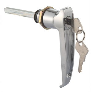 Serratura Meccanica di Alta Qualità in Lega di Zinco Cromata Bianca, Cerniera Industriale, Serratura per Armadi Elettrici, Serratura per Trasformatori - Product Image 1