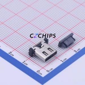 918-418K202AY40002 USB Connector SMD Connector ( Connector Type: Type-C )( Protocol Standard: USB 3.1 )( Gender: Female ) - Product Image 1