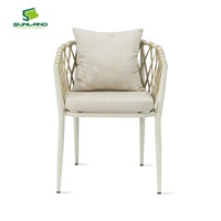 Silla de Comedor Apilable SUNLAND, Directo de Fábrica, Color Personalizado, Estructura de Aluminio, Apta para Cafeterías y Hostelería