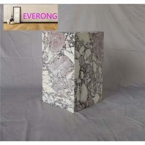 Mármol nórdico Calcuta Zócalo Joyería Calacatta Viola Mármol Cubos Piedra Calacatta Viola Mármol Mesa auxiliar <span class=keywords><strong>Plin</strong></span> - Product Image 2