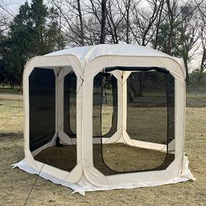 Carpa de Camping Plegable de Apertura Rápida para Primavera/Verano, Transpirable, Portátil y Ligera - Product Image 3