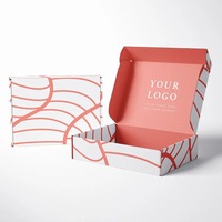 Boîte d'expédition en carton ondulé écologique personnalisée, boîtes d'expédition imprimées personnalisées pour vêtements, chapeaux, chaussures, boîte en carton pliable