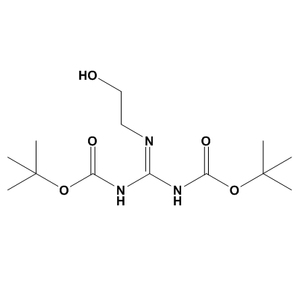 Approvisionnement en vrac/1,3-Di-Boc-2-(2-hydroxyéthyl) guanidine /CAS 215050-11-6 | HPLC 98% min - Product Image 1