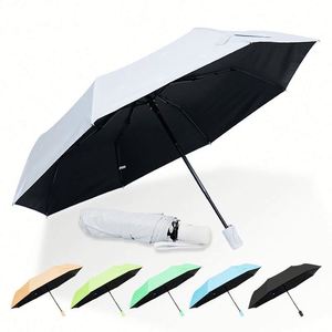 Parapluie automatique avec revêtement noir UPF 50+, parapluie de jardin extérieur avec personnalisation - Product Image 1