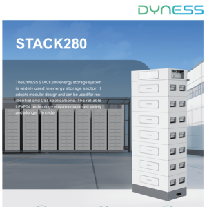 Dyness Stack280 51.2v 280ah Baterai Lifepo4 Tegangan Tinggi yang Dapat Ditumpuk 43kwh~215kwh untuk Sistem Penyimpanan Energi Industri - Product Image 2