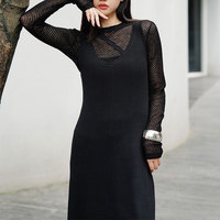 Robes en tricot coréen vente en gros pull-over à la mode robes formelles pour femmes robes de soirée élégantes pour femmes