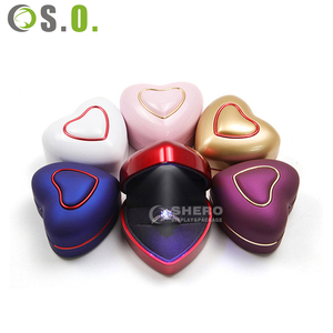 Boîtes à bijoux en plastique LED, bleu rouge, forme cœur personnalisée, ensemble premium pour collier, bracelet, bague, boucles d'oreilles. - Product Image 6
