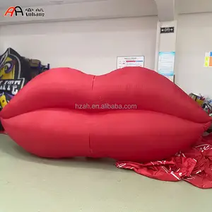 섹시한 팽창식 빨간 입술 발렌타인 데이를 위한 거대한 팽창식 입 모형