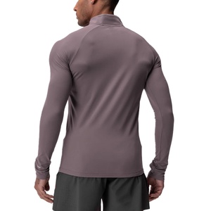 T-shirt à manches longues pour homme, personnalisable, 1/4 de zip, basique, coupe ajustée, fitness, gym, avec motif imprimé, décontracté pour un usage quotidien - Product Image 6