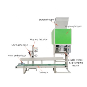 25kg 50kg automatique <span class=keywords><strong>en</strong></span> plastique granulaire déshydratant industriel sel soufre granulaire <span class=keywords><strong>sable</strong></span> ensacheuse machine d'emballage - Product Image 2