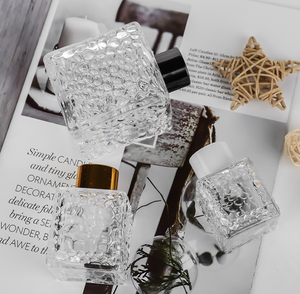 <strong>Reed</strong> <strong>Diffuser</strong> Bottle Set <strong>Reed</strong> <strong>Diffuser</strong> Bottle Luxury square clear 100ml Empty <strong>Diffuser</strong> Bottles with Lids and <strong>Reeds</strong> for Home - Product Image 4