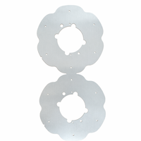 Panneau de circuit imprimé MCPCB en aluminium LED personnalisé OEM, forme de fleur en V, circulaire, 2835 SMD, pour panneau lumineux LED, lampe de plafond